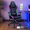 thumbnail image 2 of Silla De Escritorio Nasa Color Negro Pro Gamer Ergonómica Con Luces Led Blick, 2 of 11