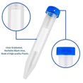 thumbnail image 5 of Conical Centrifuge Tubes 15ML, 100 Pcs Sterile Plastic Test Tubes with Screw Caps, Polypropylene Container, 5 of 5