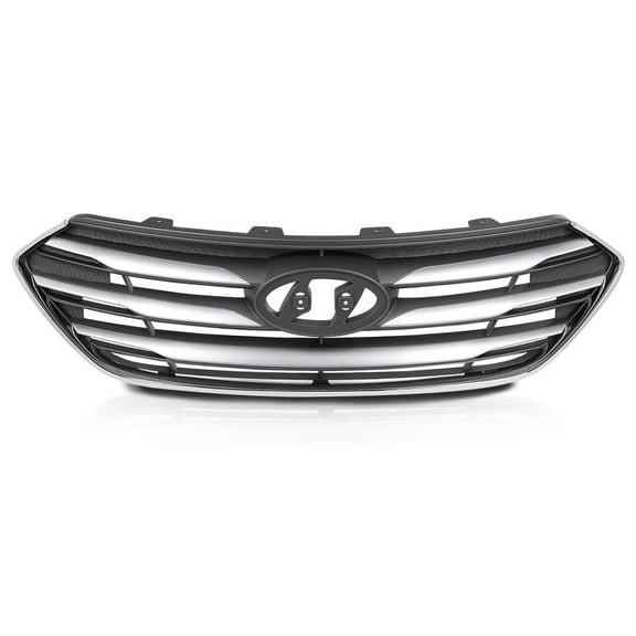 Grille Assembly Grill Grille Fit For 2017-2018 Hyundai Santa Fe Sport