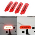 thumbnail image 4 of Kenally 4 Uds. Pegatina reflectante para puerta de coche, cinta de advertencia, pegatinas para coche, tiras reflectantes, marca de seguridad con estilo Automoción decorativa y accesorios Kenally VI006716-00, 4 of 6