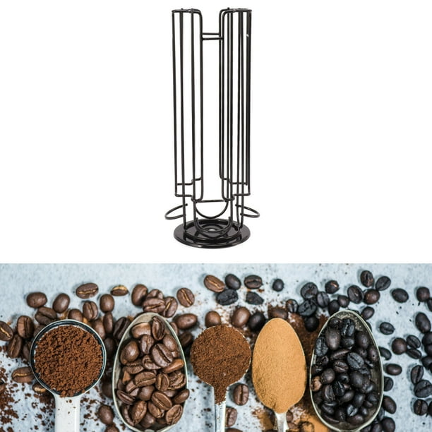 Coffee Holder, Rotating Carousel Rack For 24 Coffee Pod 360 Degree