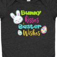 thumbnail image 4 of Inktastic Bunny Kisses Easter Wishes, Bunny, Easter Egg Boys or Girls Baby Bodysuit, 4 of 5