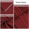 thumbnail image 6 of REGALWOVEN Set of 2 Long Staple Combed Cotton Cal King Pillowcases, Burgundy 20"x40", 6 of 8