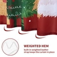 thumbnail image 3 of Ikfashoni Christmas Tree Shower Curtain with Hooks, Winter Snowman Waterproof Bathroom Curtains, 72"X72", 3 of 8
