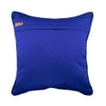 thumbnail image 4 of Pillow Cover, Blue Accent Pillow, Textured Pintucks & Knotted Solid Color Pillow Cover, 14x14 inch (35x35 cm) Throw Pillow Cover, Square Silk Pillowcase, Solid - Electric Blue Knots, 4 of 5