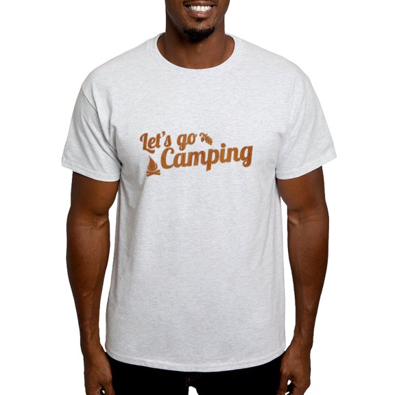 CafePress - Let's Go Camping T Shirt - Men's Classic Graphic T-Shirt