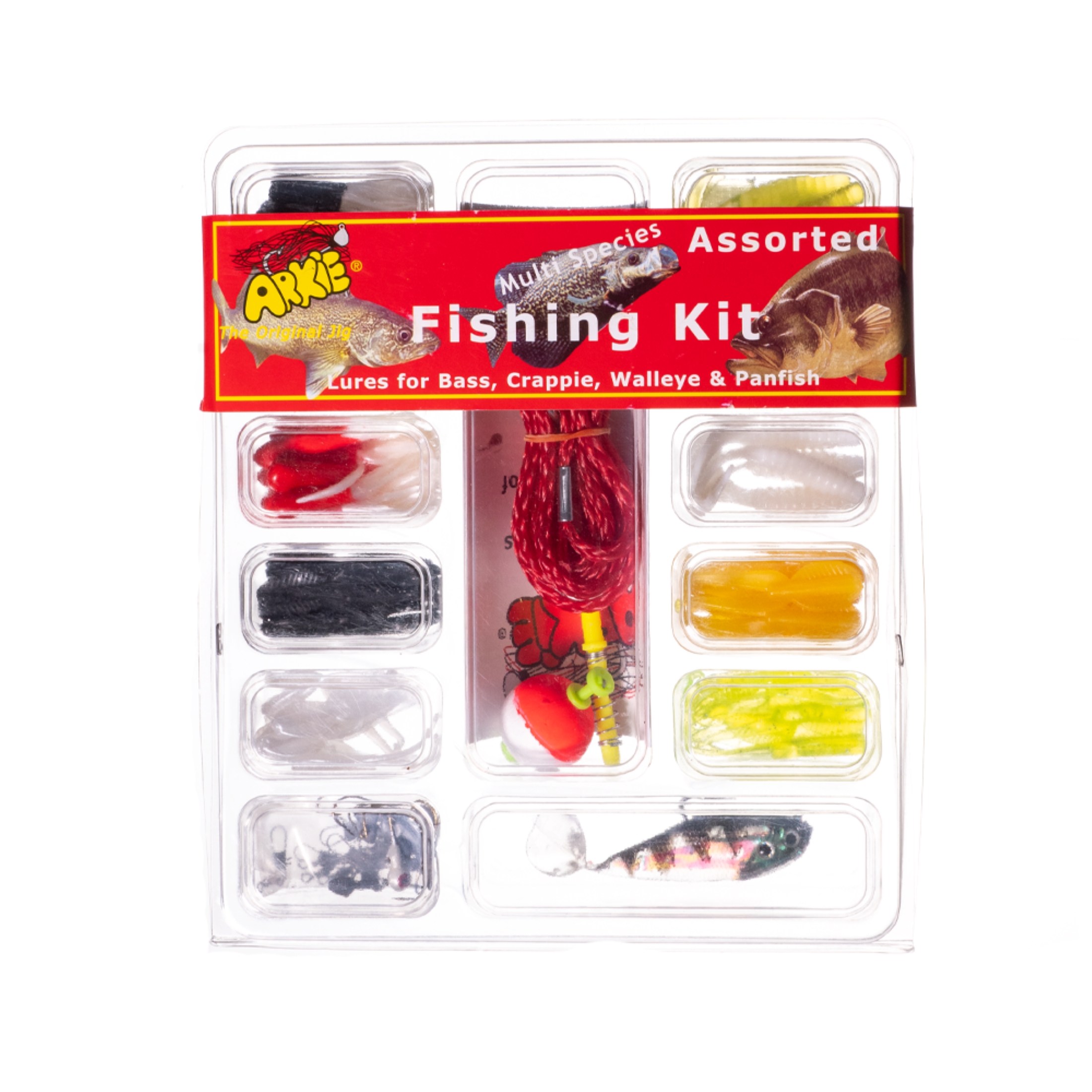 Arkie Lures 112-Piece Fishing Kit Assorted Tackle photo 1