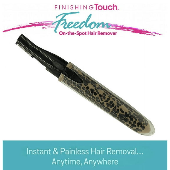 Finishing Touch Freedom, On-the-Spot Hair Remover, Brown Leopard Print, As Seen on TV