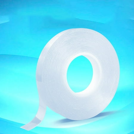 Reusable Self Adhesive Nano Tape Double Sided Traceless Removable Clear