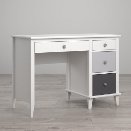 Kids Monarch Hill Poppy Desk White/Gray - Little Seeds