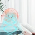 thumbnail image 4 of ¡Precios Bajos Siempre!, Nuevo mini ventilador de escritorio con luz nocturna para el hogar, ventilador de escritorio silencioso de alto viento para estudiantes Akmoler, 4 of 9
