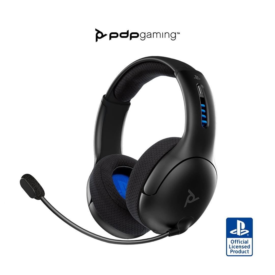 LVL50 Wireless Stereo Gaming Headset with Noise Microphone: Black - PlayStation PlayStation 4, PC - Walmart.com