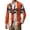 Orange, variant on Halloween Corduroy Blazer Coat for Men Vintage Halloween Suit Jacket Work Wear Business Halloween Casual Three Buttons Blazer Jackets