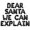 Black, variant on Letter Balloons - DEAR SANTA WE CAN EXPLAIN 16" Inch Alphabet Letters Foil Mylar Balloon Christmas Party Banner (Gold)