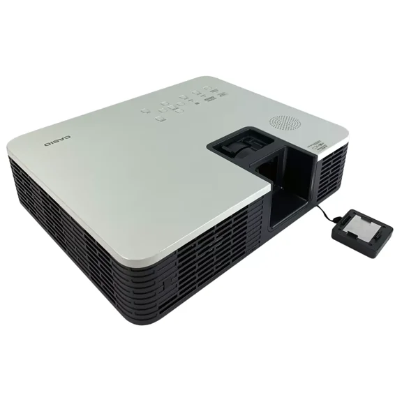 Pre-Owned Casio XJ-H2600 DLP Projector Laser/LED Hybrid 3500 Lumens HDMI with Accessories Bundle