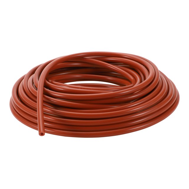 Ofertas Únicas 50Ft 3/16" 4mm ID 2.5mm Grosor Manguera de Vacío de Silicona para Aire y Agua Roja