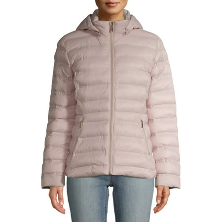Time and Tru - Time and Tru Women&amp;#39;s Packable Puffer Jacket with Hood