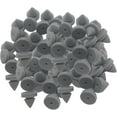 thumbnail image 1 of 50 Pcs Metal Door Silencer, Heavy Duty Rubber, Grey, 1 of 5