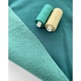 thumbnail image 3 of Minerva Polycotton Fleece Back Sweatshirt Stretch Knit Fabric Petrol - per yard, 3 of 7