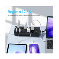 thumbnail image 2 of Multicontactos 8 Tomas, 3+1usb Con Interruptor Independiente Malubero Negro, 2 of 5