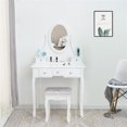 thumbnail image 2 of Single 5 Drawers Dressing Table White, 2 of 16