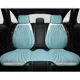 thumbnail image 3 of Elegante funda de gamuza para asiento de coche, protección delantera y trasera, accesorio interior, universal, 5 plazas, transpirable, antideslizante, 3 of 5