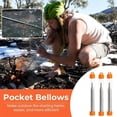 thumbnail image 3 of Telescopic Stainless Steel Blow Fire Tube, Portable Pocket Fire Starter Tool for Camping Hiking BBQ Survival, Lightweight Retractable Fire Bellow with Storage Box for Outdoor Enthusiasts, 3 of 8