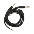 thumbnail image 1 of Cable De Repuesto Para Auriculares De Aviación, Plug And Play, Conector De Altavoz De 1/4 De Pulgada, Cubierta Exterior De PVC, Enchufe Doble GA, Cable Duradero Para Auriculares, 1 of 7