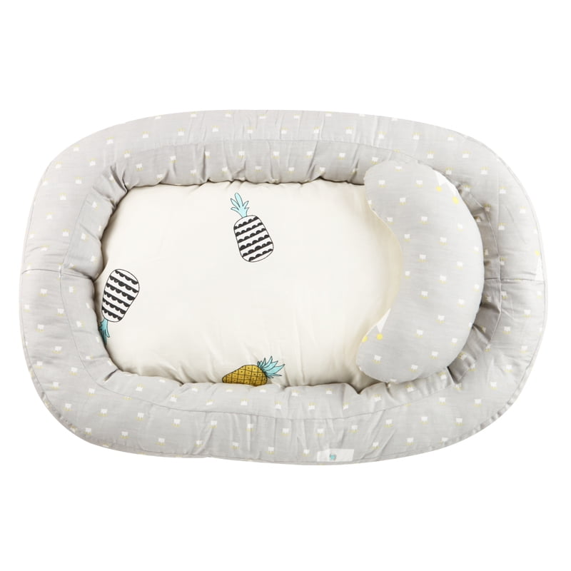 Baby Bed Baby Lounger Newborn Kids Crib Breathable Sleep Nest w/ Pillow NEW 