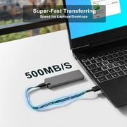 SSD8 T Large Capacity BLACK External Storage Data Hard Drive PC/Laptop