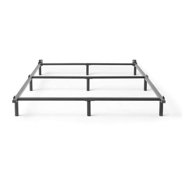 Okioki Metal Bed Frame Cal King, Cal King Metal Bed Frame With Headboard And Footboard