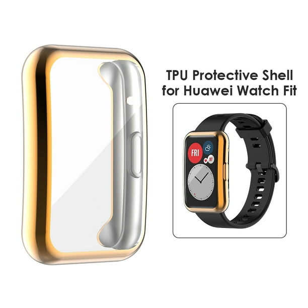 Funda protectora de pantalla para Huawei Watch Fit Cover TPU resistente a los arañazos JShteea El nuevo