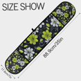 thumbnail image 3 of Yayeee Double Oven Mitt Kitchen Heat Resistant Baking 35" x7" Quilted Glove, White Flower Pattern, 3 of 6