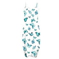 thumbnail image 3 of Robe d'Été pour Femmes Décontractée Sans Manches Grande Taille Longue Robe Maxi avec Poches Imprimé Floral Ample Robe de Plage Robe Bohème, 3 of 4
