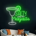thumbnail image 5 of Handmadetneonsign Salty Like My Margarita Neon Sign, Margaritas LED Light, Margarita Neon Light, 5 of 5