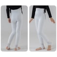 thumbnail image 6 of KAUOD Girls Fleece Thermal Tights Leggings Gym Workout Stretchy Yoga Pants Teen Kids Plain Winter Warm Ballet Dance Leggings, 6 of 9