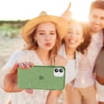 thumbnail image 5 of ULAK iPhone 11 Case, Cute Slim Shockproof Bumper Phone Case for Apple iPhone 11 6.1 inch for Women Girls, Green Glitter, 5 of 7