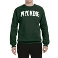 thumbnail image 2 of Wild Bobby State of Wyoming College Style Unisex Crewneck Sweatshirt, 2 of 6