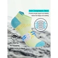 thumbnail image 6 of Spencer 5 Pairs Mens Low Cut Socks Ankle No Show Running Breathable Socks Womens Comfort Anti-blister Ankle Socks, 6 of 8