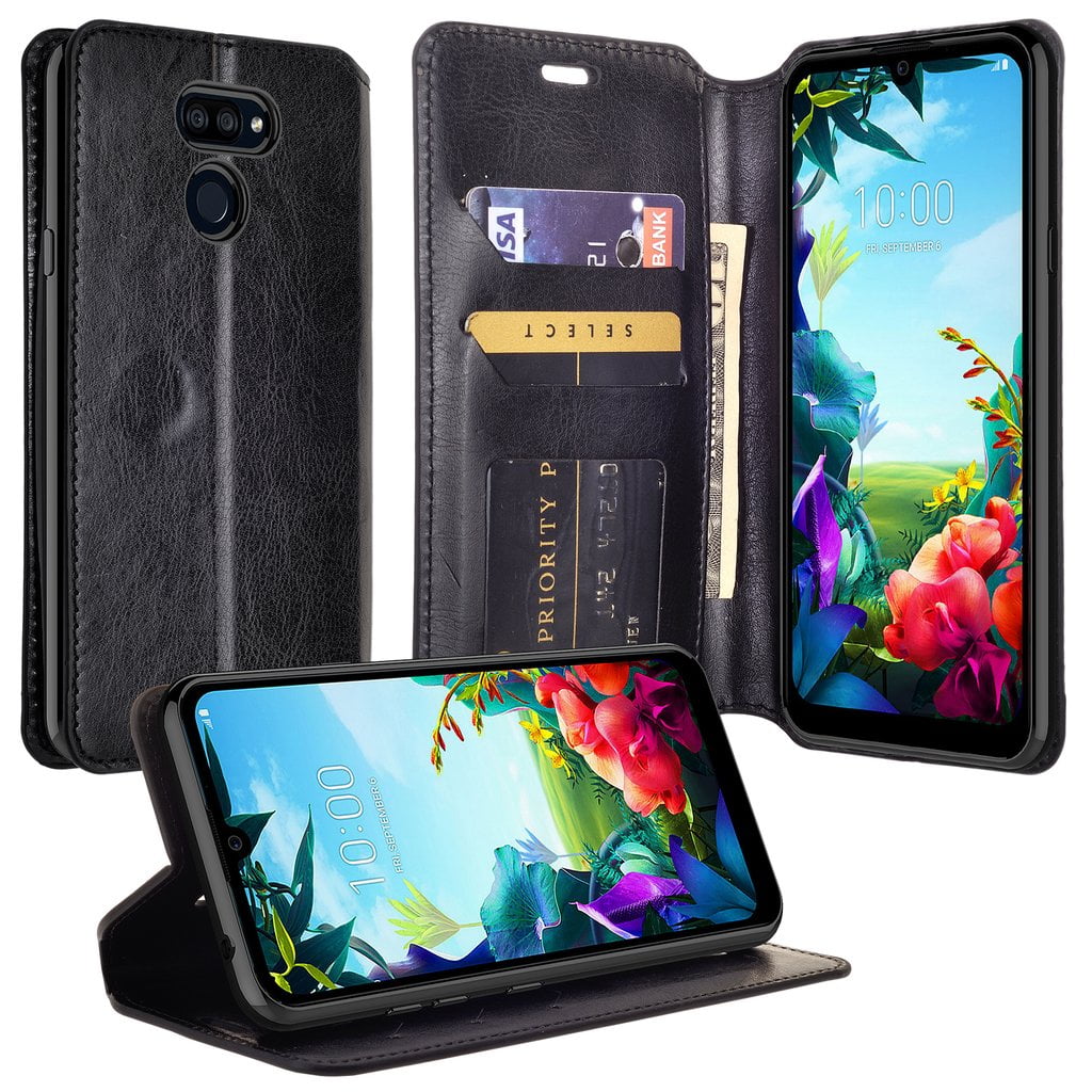 Case for LG Harmony 4, Premier Pro Plus L455DL Leather Flip Pouch