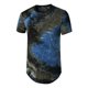 thumbnail image 2 of Hombres manga corta casual cuello redondo tie-dye pulóver deportes de longitud media camiseta blusa tops Pompotops  oipoqjl6229, 2 of 4