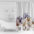 thumbnail image 2 of Shower Curtain Waterproof Shower Curtain for Bathroom,Bathtub,Shower, Flower Pattern Shower Curtain Set with Hooks for Home Decoration 72x72 Inch, 2 of 6