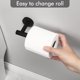 thumbnail image 5 of Portarrollos de papel higiénico negro, Portarrollos de papel de baño Soporte de pared de acero inoxidable Negro mate,, 5 of 5