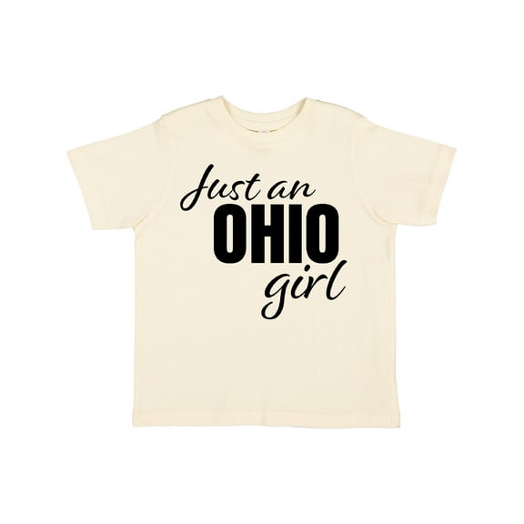 Inktastic Just an Ohio Girl Born in Ohio Girls Toddler T-Shirt