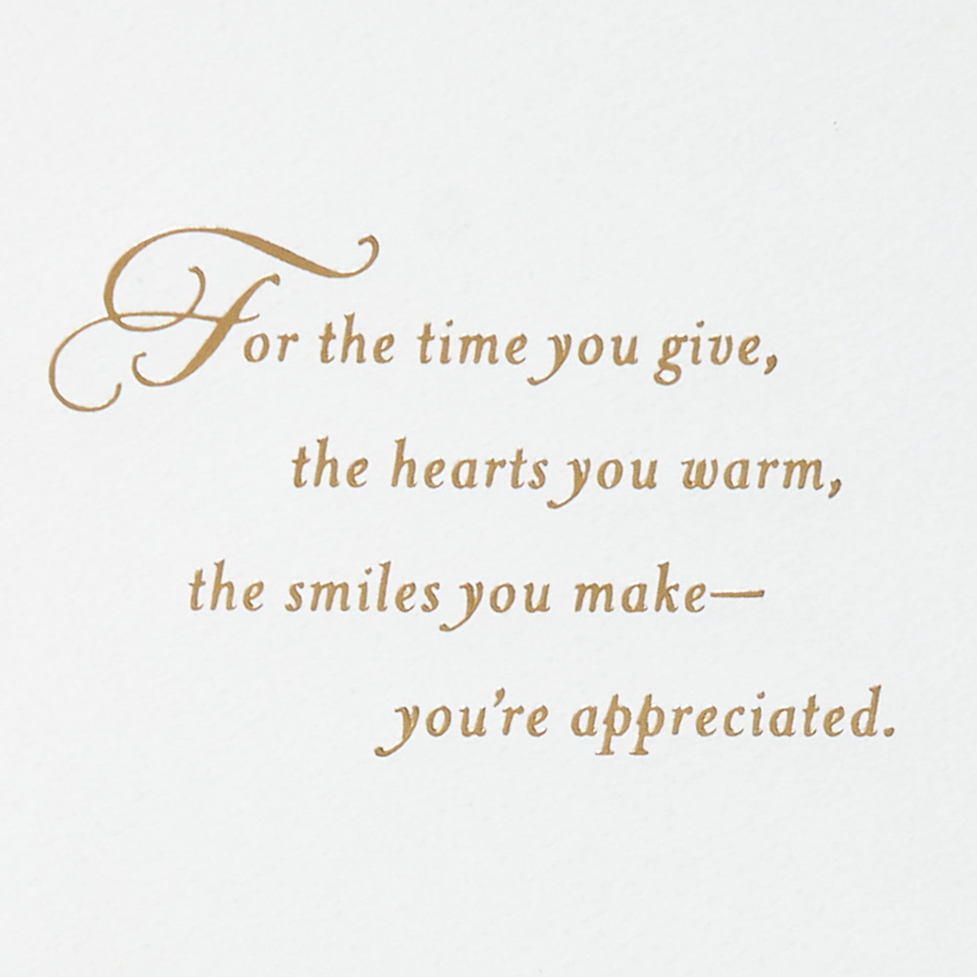Hallmark Thank You Card (You're So Appreciated)