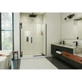 thumbnail image 2 of DreamLine Ascend 58 - 59 inch W x 72 inch H Frameless Pivot Shower Door in Matte Black, 2 of 6