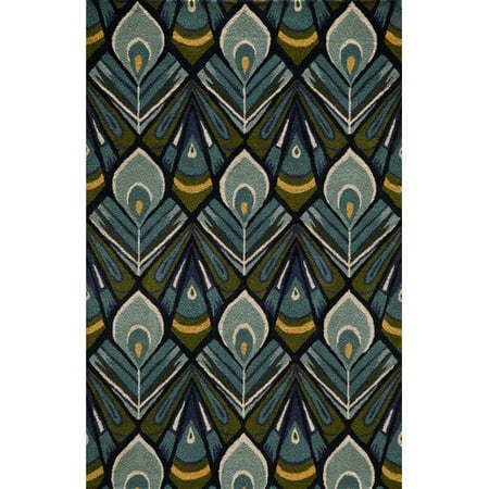Momeni Habitat Peacock Ikat Area Rug