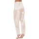 thumbnail image 4 of Pantalones de pijama femeninos Sunloudy, pantalones largos de cintura elástica con ribete de encaje de color sólido, ropa de dormir para mujer, S/M/L/XL/XXL Sunloudy  moda, 4 of 6