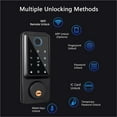 thumbnail image 3 of Waterproof Smart Deadbolt Locks For Home Bluetooth App Biometric Fingerprint Digital Keypad Entry Door Lock ,Easy installation, 3 of 5
