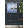thumbnail image 2 of Epic Art 'Fishermen' by Alexander Gunin, Acrylic Glass Wall Art, 24"x24", 2 of 3